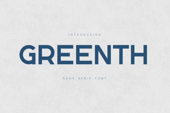 Greenth Font - Featured Image