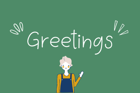 Greetings Font - Featured Image