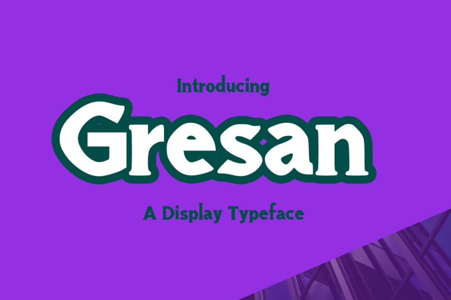 Gresan Font - Featured Image