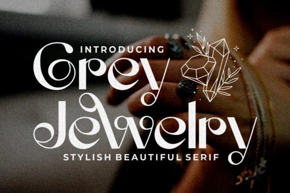 Grey Jewelry Font - Featured Image