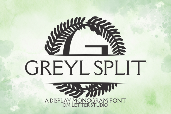 Greyl Split Monogram Font - Featured Image