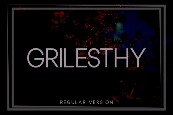 Grilesthy Regular Font - Featured Image