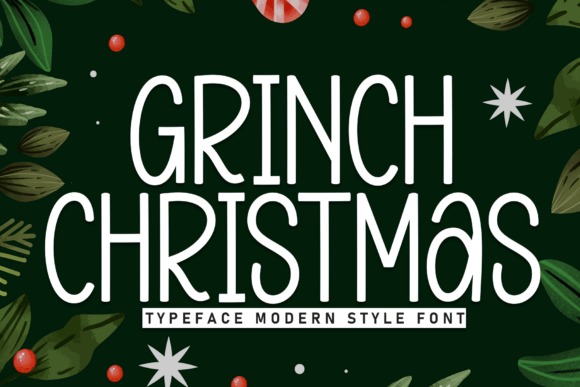 Grinch Christmas Font - Featured Image