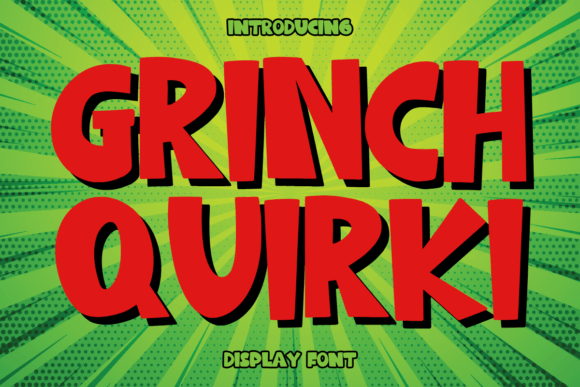 Grinch Quirki Font - Featured Image