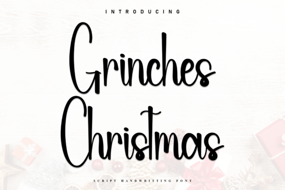 Grinches Christmas Font - Featured Image