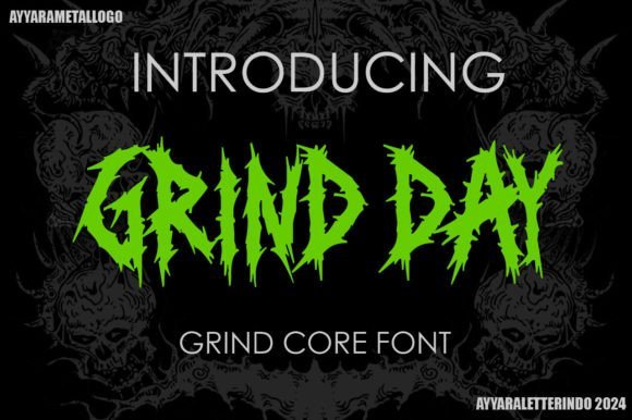 Grind Day Font - Featured Image