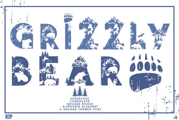 Grizzly Bear Font - Featured Image