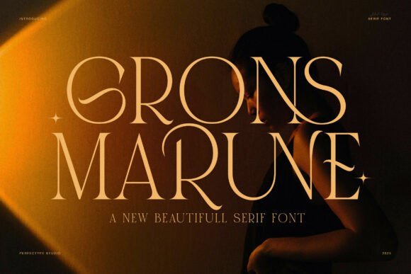 Grons Marune Font - Featured Image