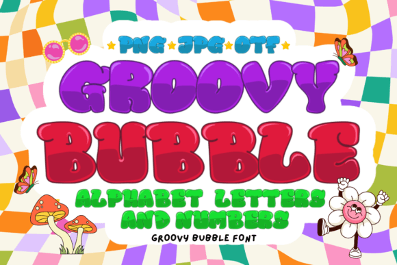 Groovy Bubble Font - Featured Image