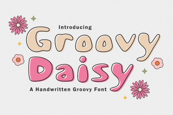 Groovy Daisy Font - Featured Image