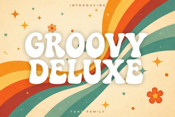 Groovy Deluxe Font - Featured Image