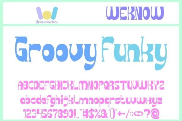 Groovy Funky Font - Featured Image