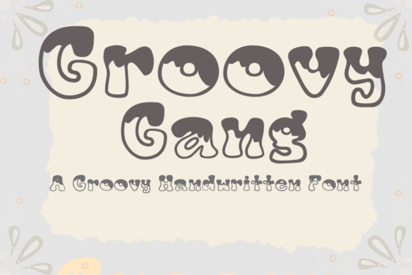 Groovy Gang Font - Featured Image