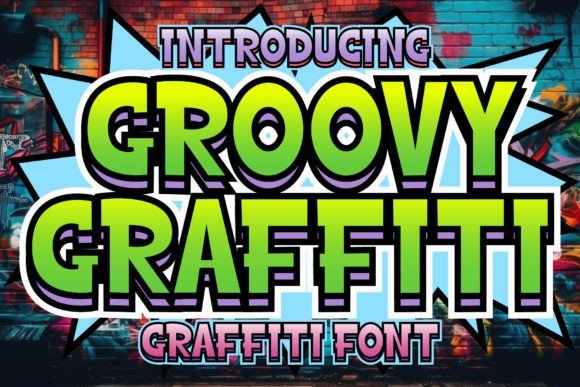 Groovy Graffiti Font - Featured Image
