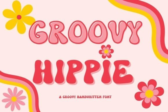 Groovy Hippie Font - Featured Image