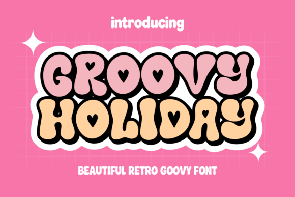 Groovy Holiday Font - Featured Image