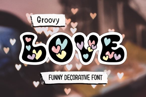 Groovy Love Font - Featured Image