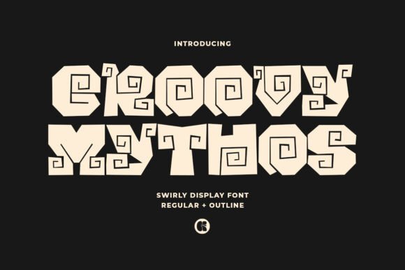 Groovy Mythos Font - Featured Image