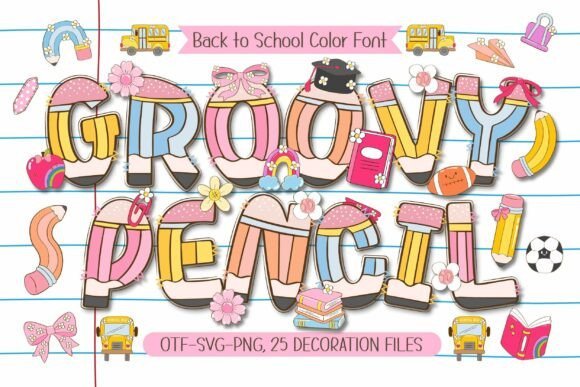 Groovy Pencil Font - Featured Image