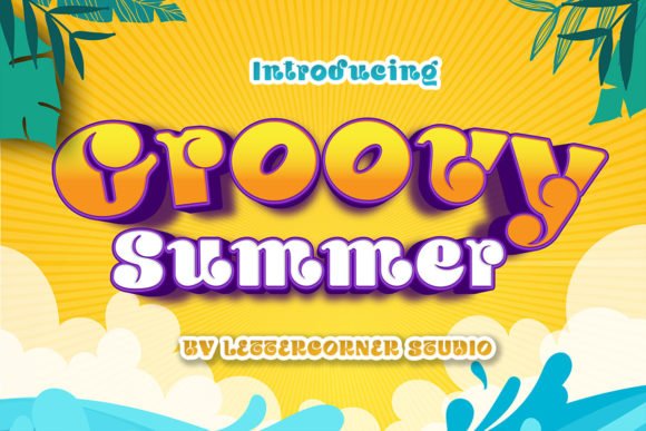 Groovy Summer Font - Featured Image