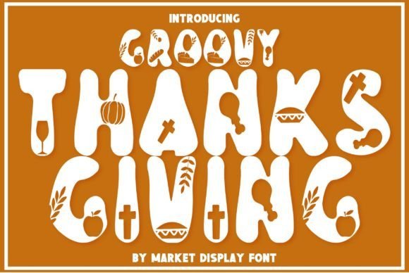 Groovy Thanksgiving Font - Featured Image