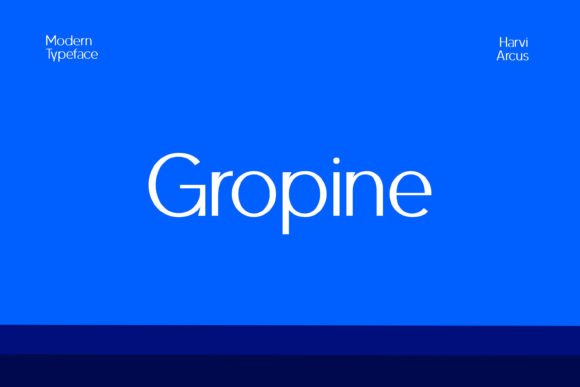 Gropine Font - Featured Image