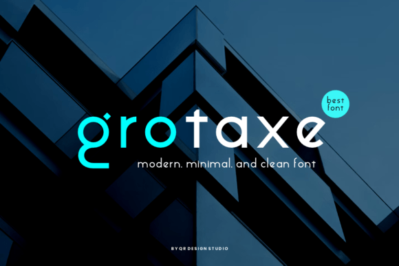 Grotaxe Font - Featured Image