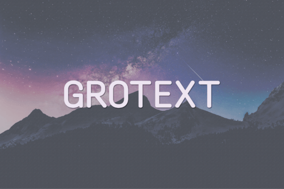 Grotext Font - Featured Image