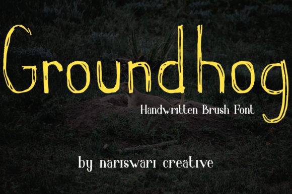 Groundhog Font - Featured Image