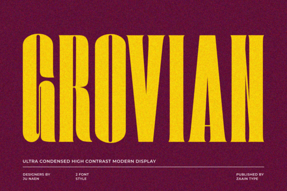 Grovian Font - Featured Image