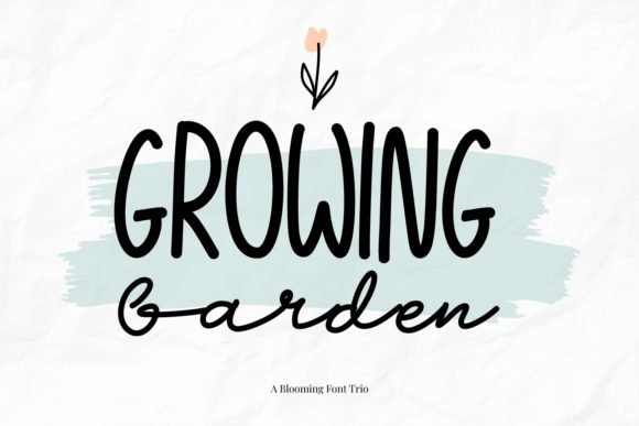 Growing Garden Font - Featured Image