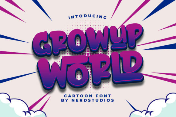 Growup World Font - Featured Image