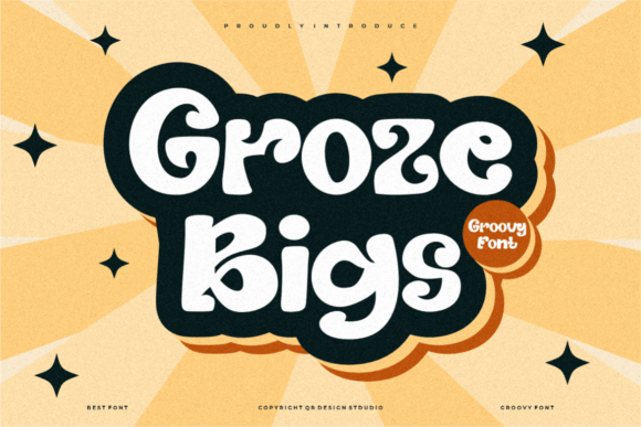 Groze Bigs Font - Featured Image