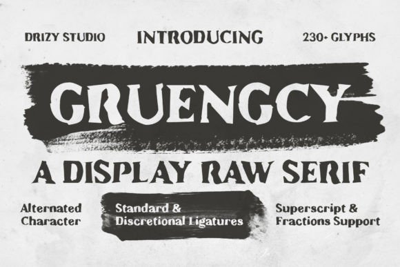 Gruengcy Font - Featured Image