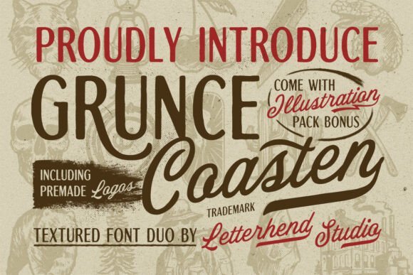 Grunce Coasten Font - Featured Image