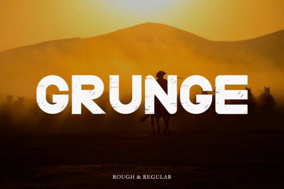 Grunge Font - Featured Image