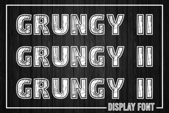 Grungy I I Font - Featured Image