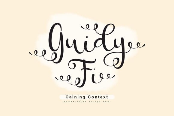 Guidy Fi Font - Featured Image