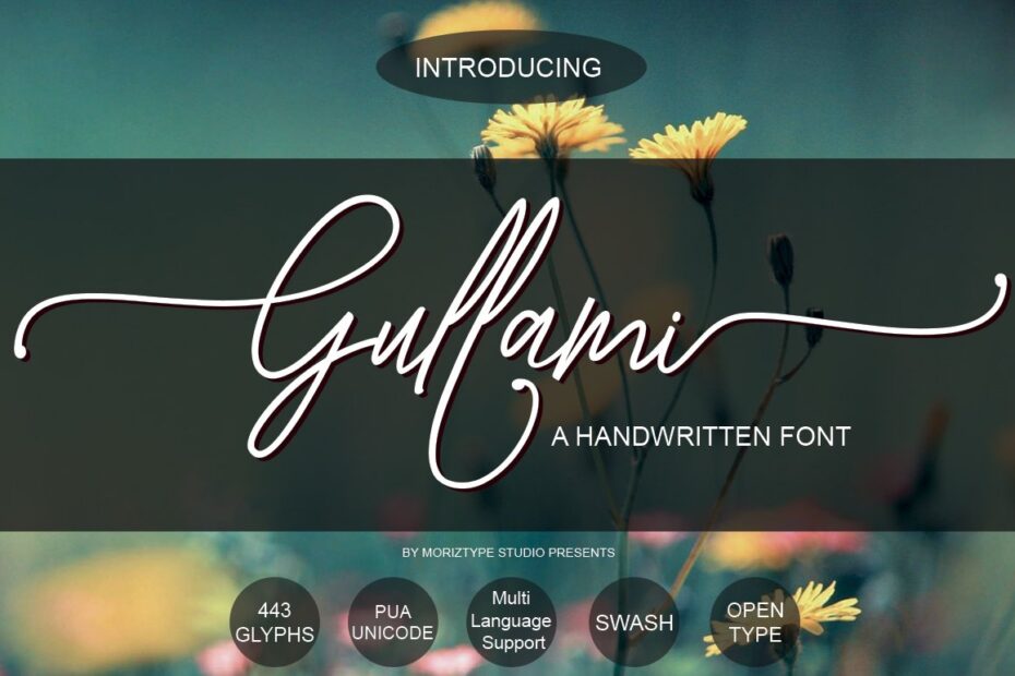 Gullami Rice Script Font - Featured Image