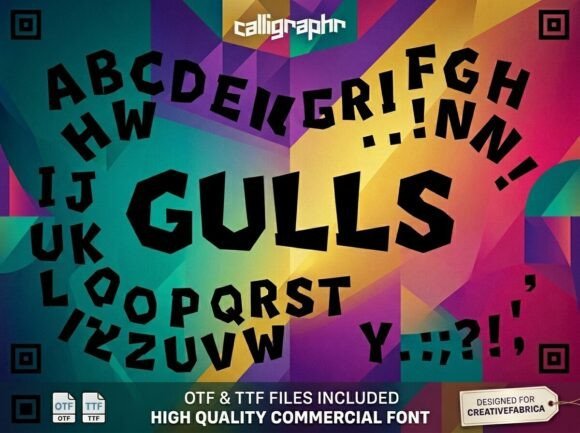 Gulls Font - Featured Image