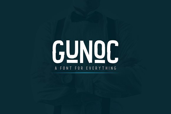 Gunoc Font - Featured Image