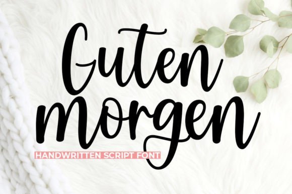 Guten Morgen Font - Featured Image