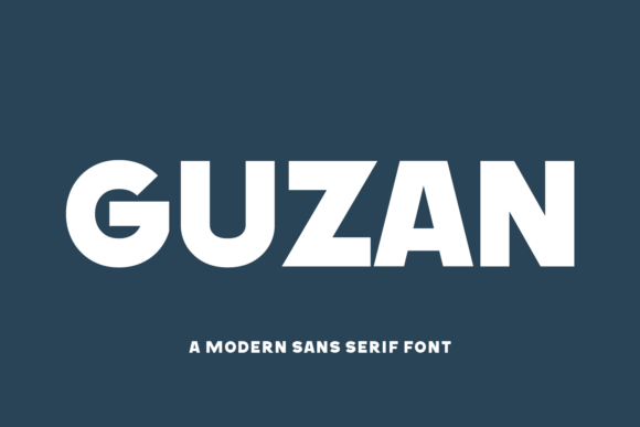 Guzan Font - Featured Image