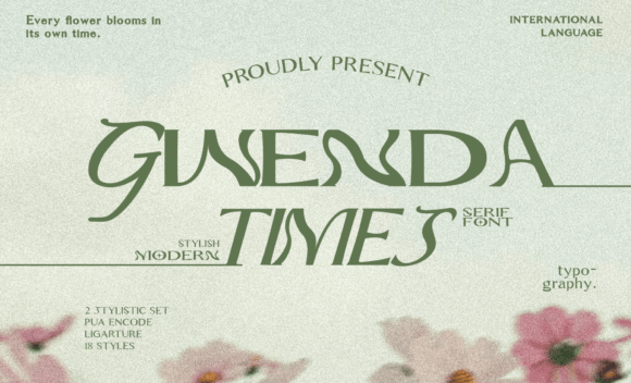 Gwenda Times Font - Featured Image