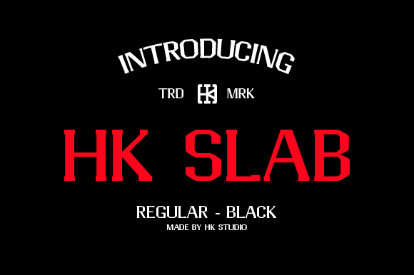 HK Slab Font - Featured Image