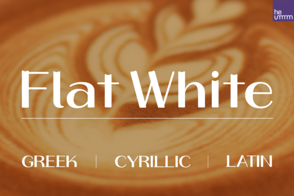 HU Flat White Font - Featured Image