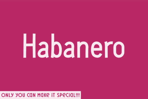 Habanero Font - Featured Image
