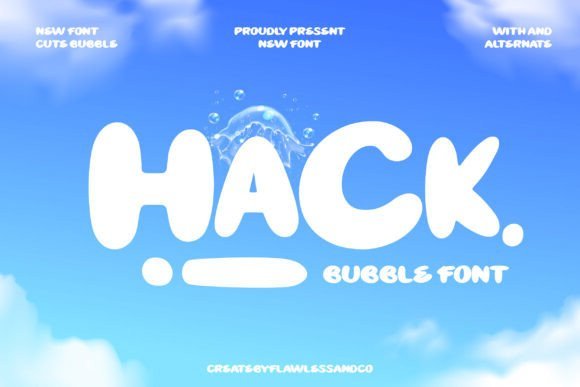 Hackbubble Font - Featured Image