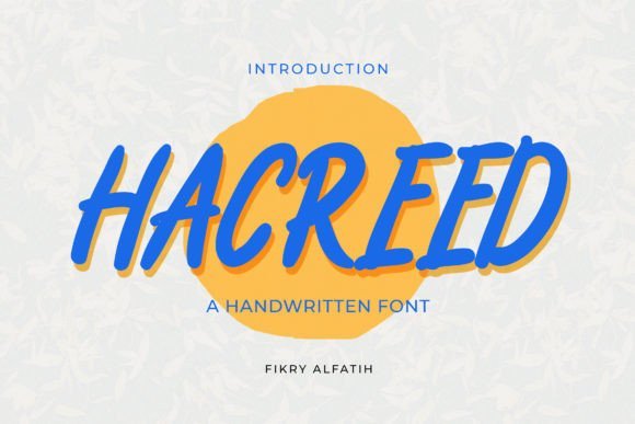 Hacreed Font - Featured Image