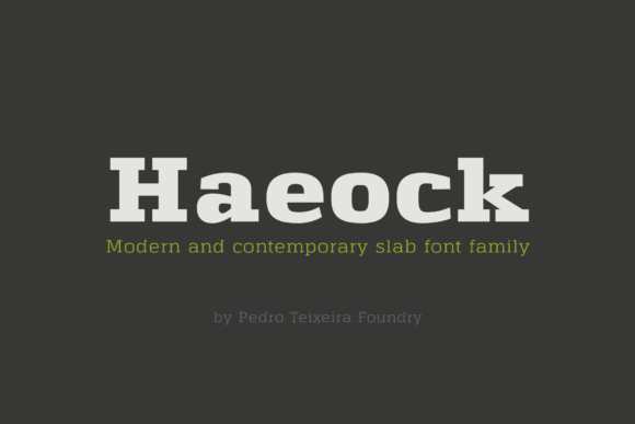 Haeock Family Font - Featured Image